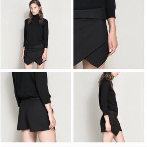Zara Black Skort